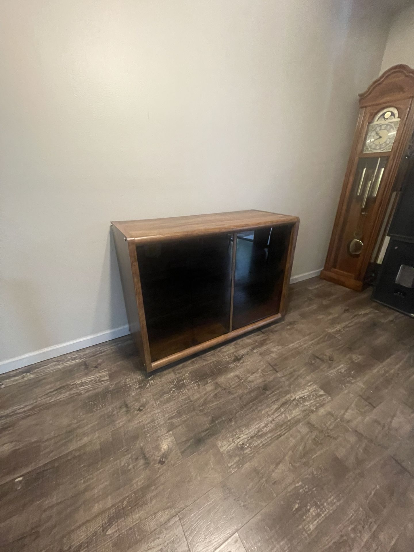 Oak Multimedia Storage Entertainment Center