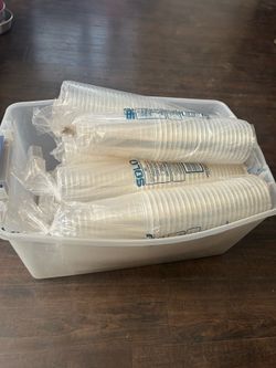 Plastic cups