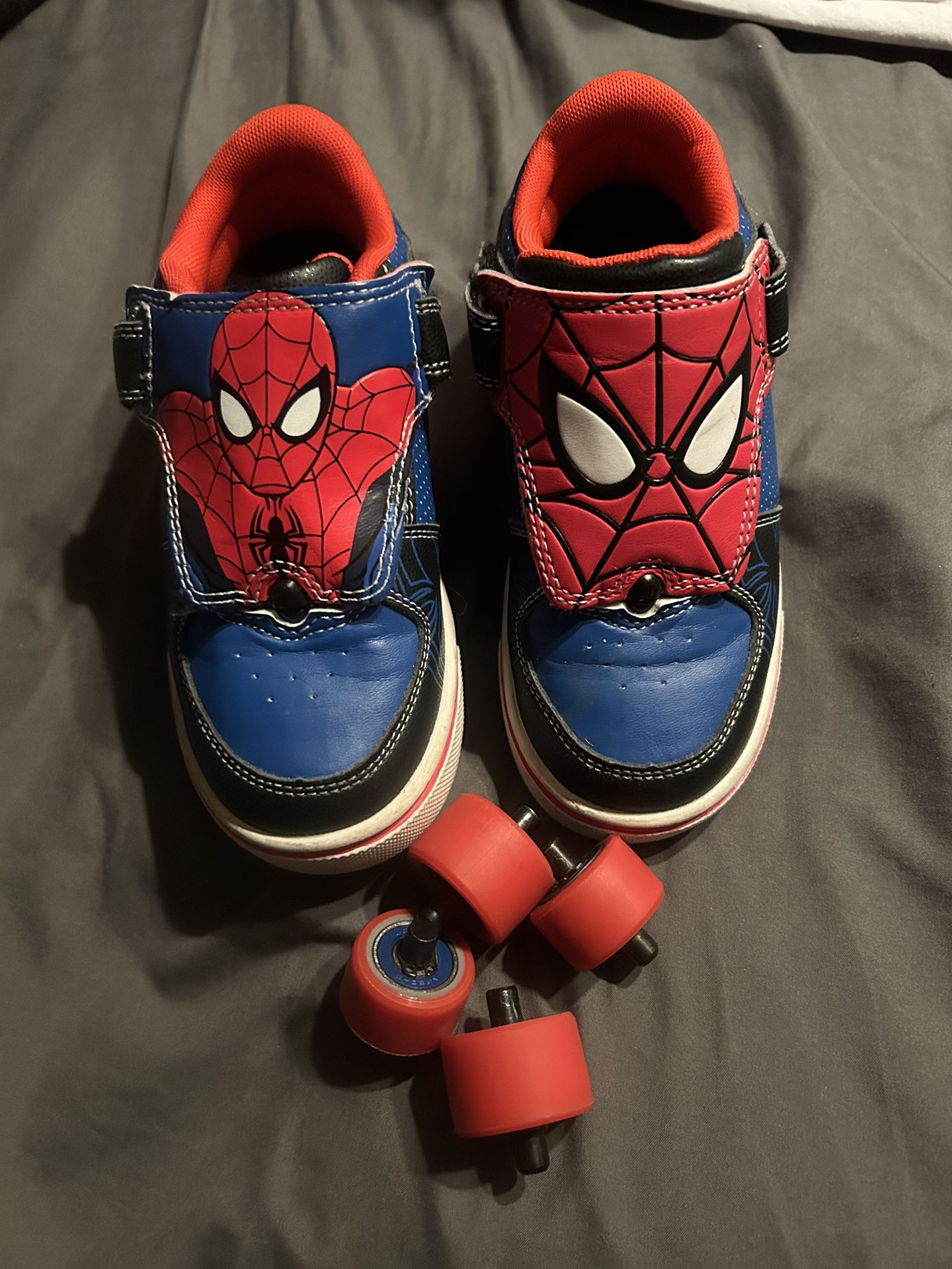 Spiderman Heelys Size 12c