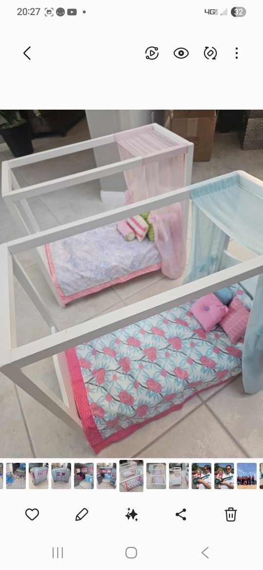 Our Generation Wooden Doll Beds