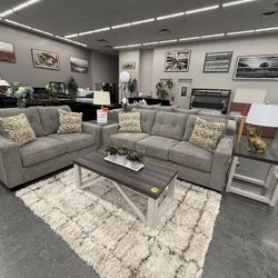 2 PC SOFA AND LOVESEAT 