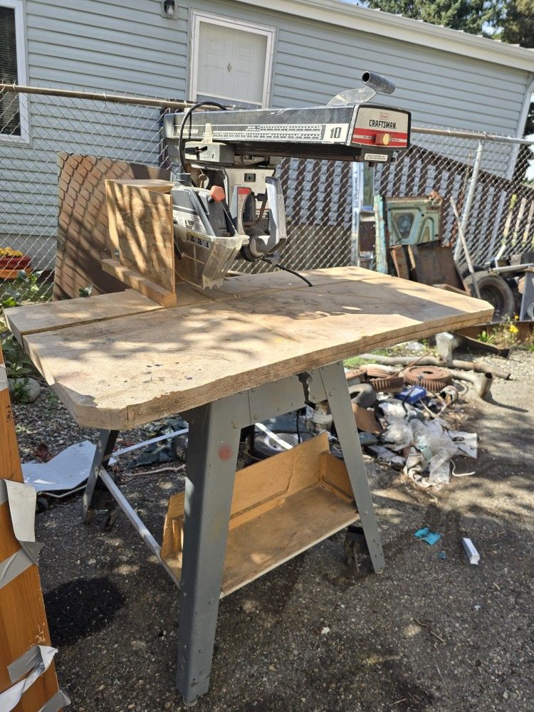 10" Radial Table Saw