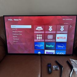 TCL 43 Inch 4K Ultra HD Smart ROKU LED TV (