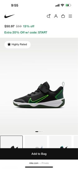 Nike boys girls sneakers