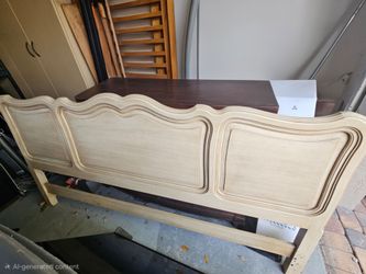 King French Provincial Style Wooden Headboard