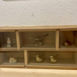 Adorable Wooden Display Cabinet/Curio Cabinet/Organizer Shelf  