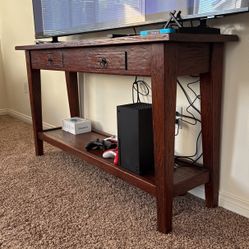 Solid Wood Console Table 