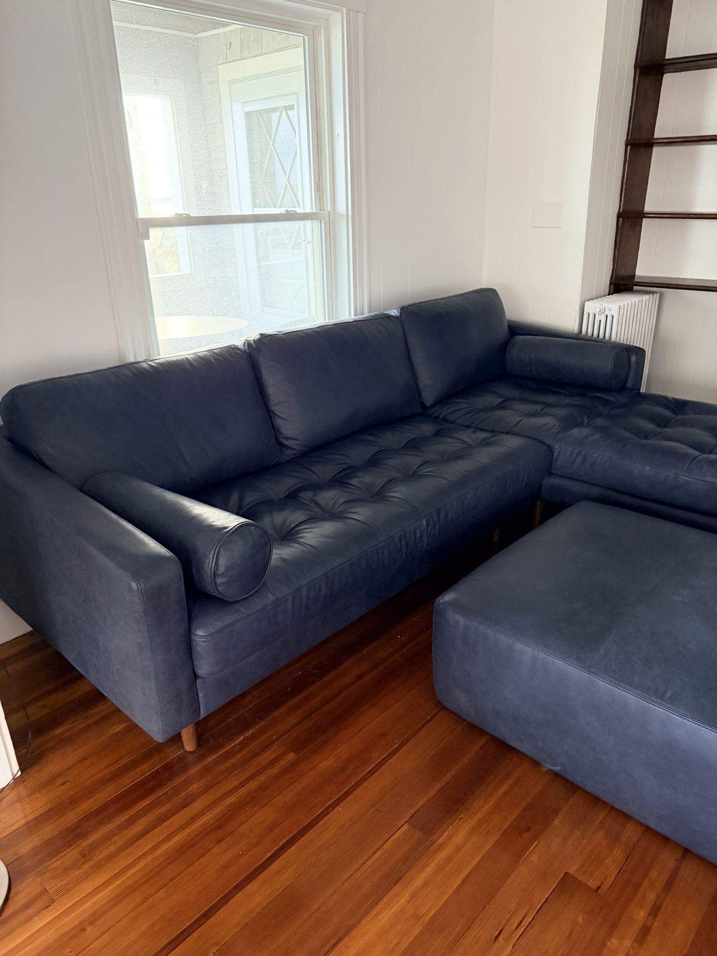 Poly & Bark MCM Sectional Leather Sofa