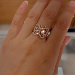 Butterfly Ring In 14k 