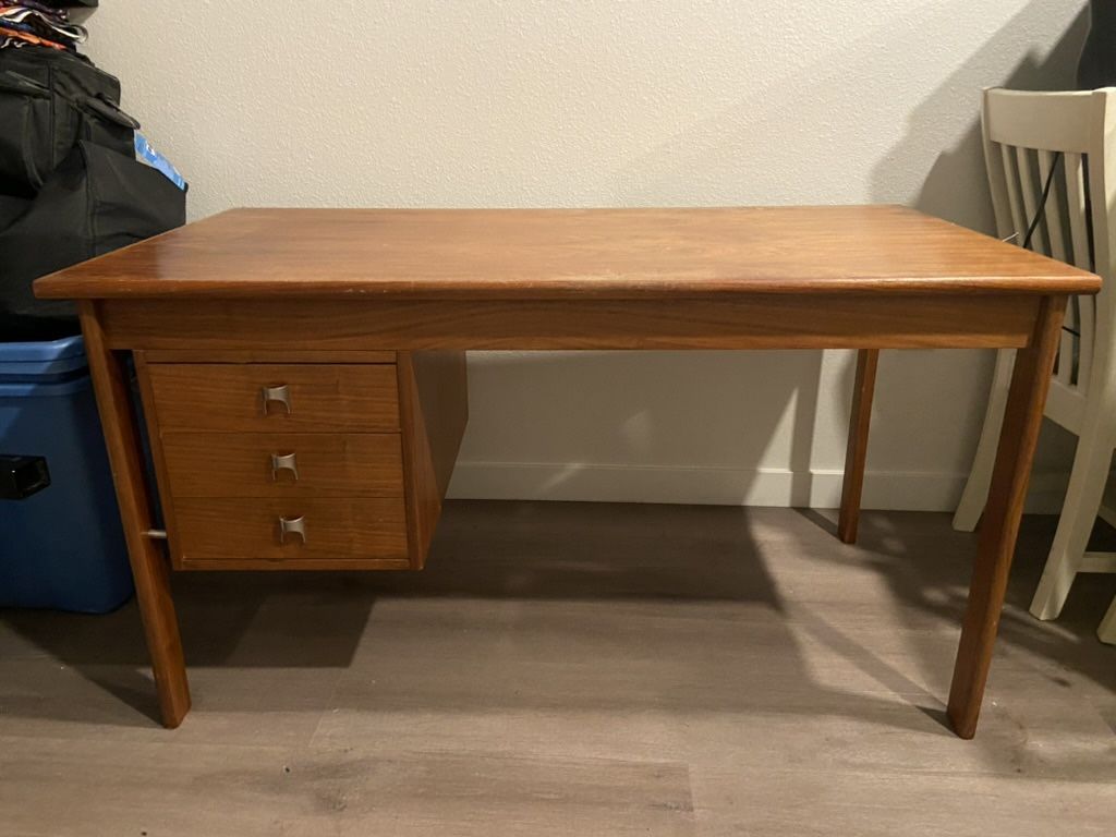 Mid-Century Peter Lovig Nielsen Desk with Sliding Top