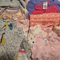 Over 100 Items 6M And 6-9M Baby Girl Clothes 
