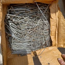 50 pounds of #16 Nails 
Twenty five