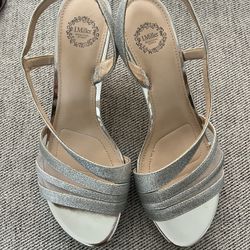 Dressy Silver Sandals