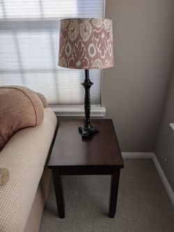 Lamp Dark Brown Wood