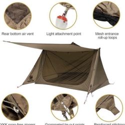 New! Ultralight Backpacking Tent 2 Person
