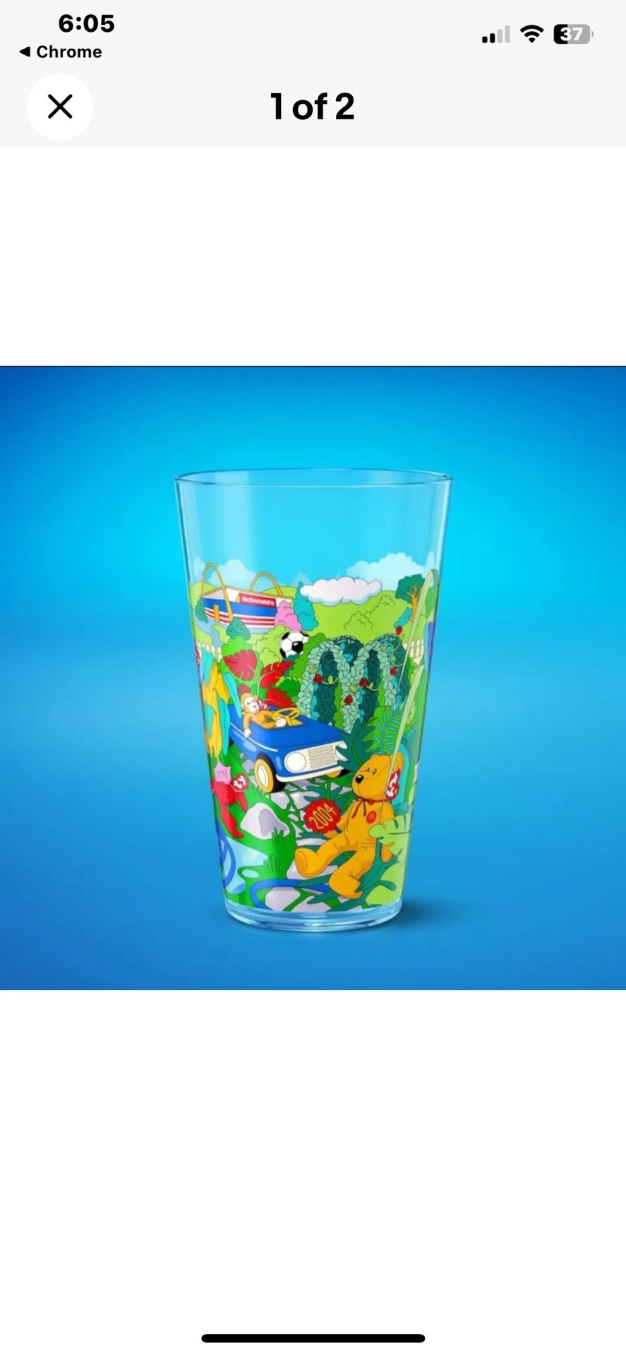 Ty Beanie Babies Cups Never Used