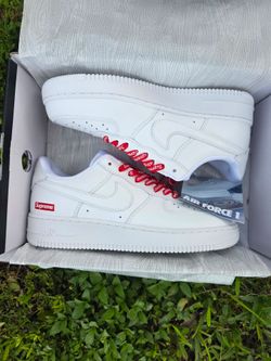 Nike Supreme Forces White