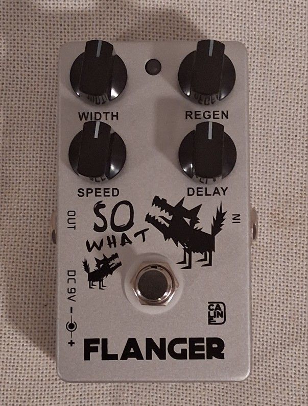 SO WHAT Flanger Guitar FX pedal by Caline