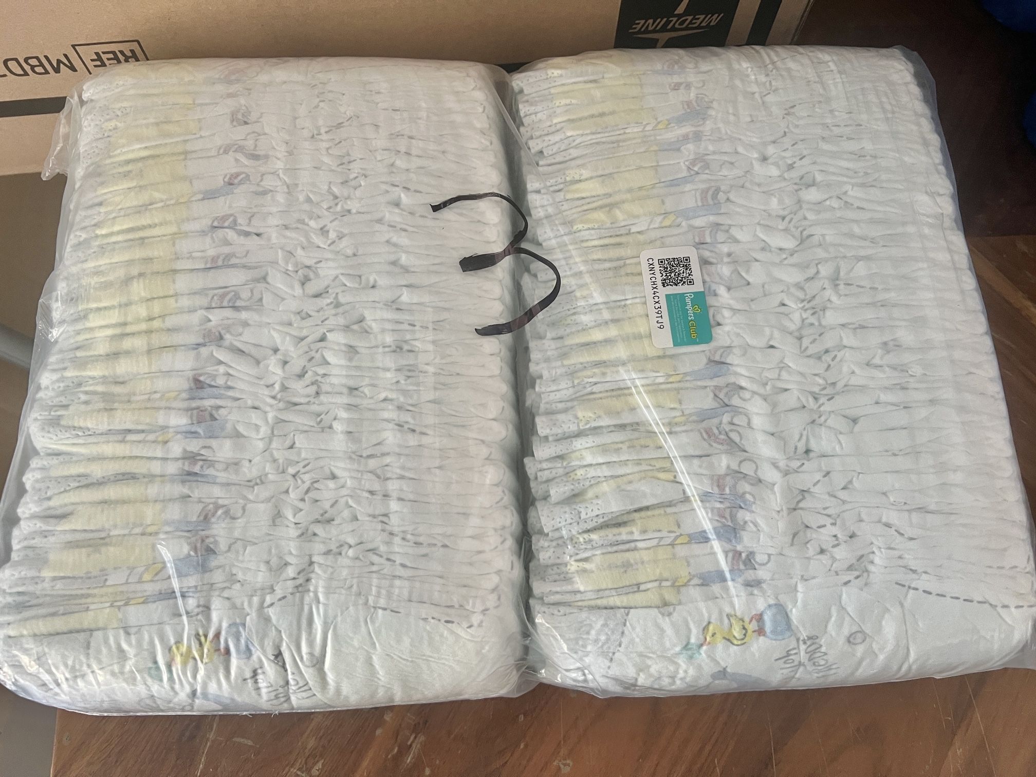 Huggies Size 3 Diapers 56 Pieces Open Box But Not Open pack