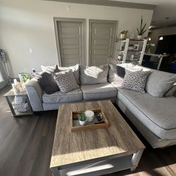 Sectional Grey Sofa 