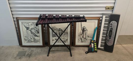 Music Instruments and Art Lot all for $150