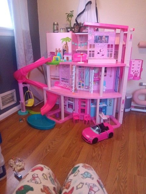 Barbie Dream House and Car