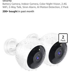 Smart Battery Camera.   2/pk