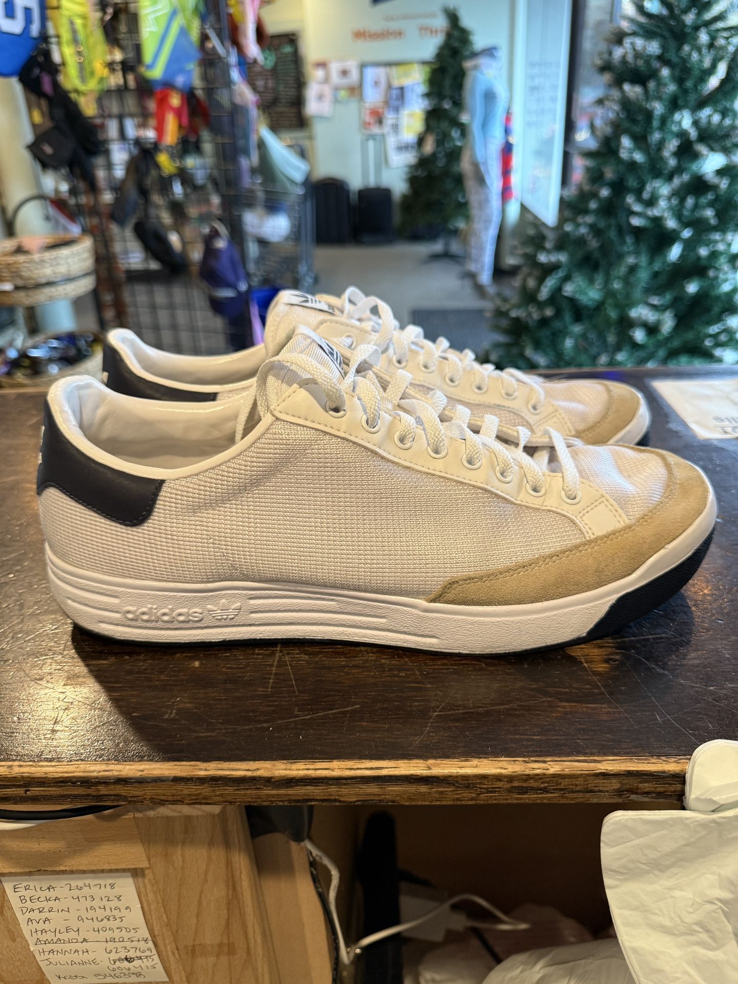 Adidas Rod Laver Canvas Sneakers Size 13