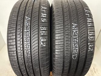 2 tires 275 35 22 pirelli scorpion zero as like new no repairs