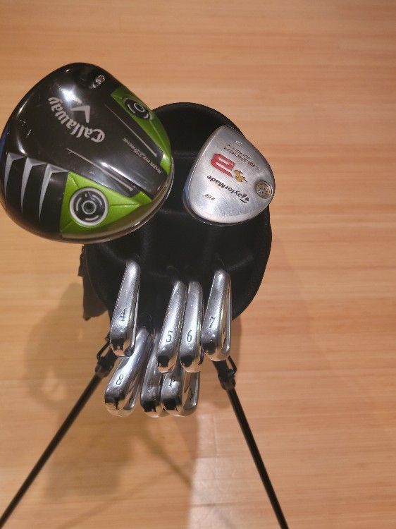 Mizuno MP59 iron set, hybrid And Callaway Driver - Main Image