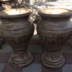 New Flower Pots Made Out Clay Size 32in H x 19in W 