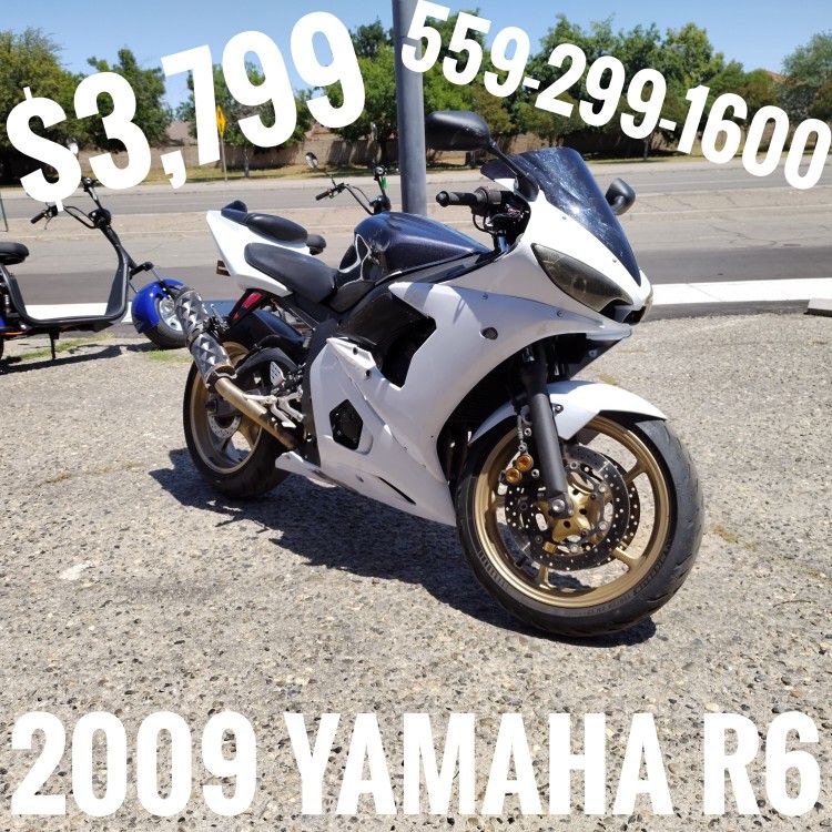 2009 Yamaha R6 $3,799 cash price was taxes and fees 