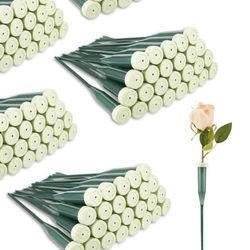 pulgadas, suministros de flores de plástico para flores frescas con tapa de goma para arreglos de