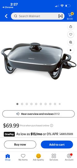 Presto 16 in Rectangular Electric Skillet