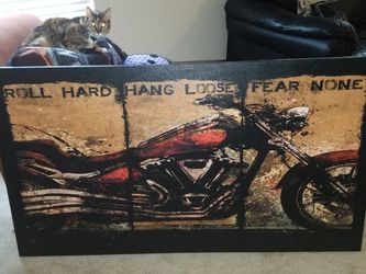 Harley Davidson canvas photo..obo