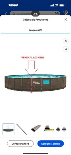 I have this brand new, boxed Ultra Frame Above Ground Pool, 26 ft x 52 in, with pump and ladder, $850. It's not the one in the picture; I just can't f