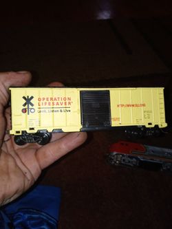 Model train boxcar