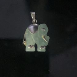 Jade Elefant Pendant Genuine $30
