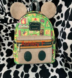 Mickey Mouse Tiki Room Loungefly Backpack