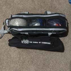 Bowling Set (3 Bowling Balls W/shoes and Accessories 