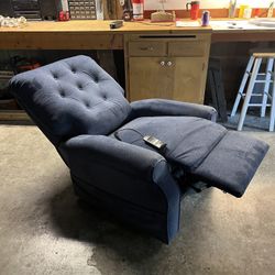 Comfy Blue Recliner Lift Chair