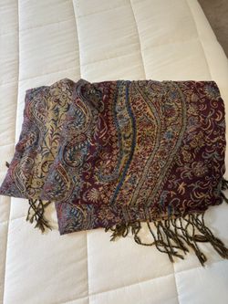 Beaded colored pashmina 