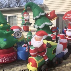 10 Christmas Yard Inflatables Hilliard $250