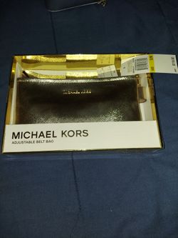 Michael Kors  Adjustable Belt Bag.Color: Pale Gold