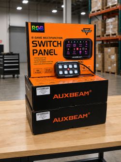 New 8 Gang Auxbeam light switch panel with app control