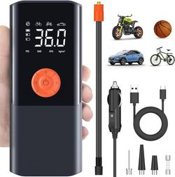 New! Tire Inflator Portable Air Compressor with Digital Pressure Gauge, 12V Smart Air Pump