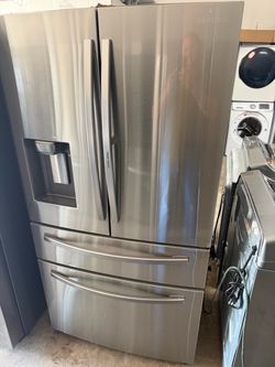 Samsung refrigerator stainless steel counter depth