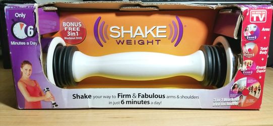 Exercise white shake weight