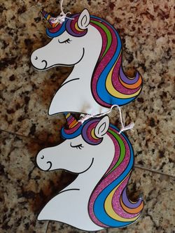Unicorn wall hanging