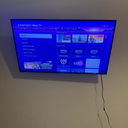 Element 50” Tv With Wall Mount 